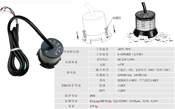 光電水浸傳感器可以檢測(cè)哪些液體？