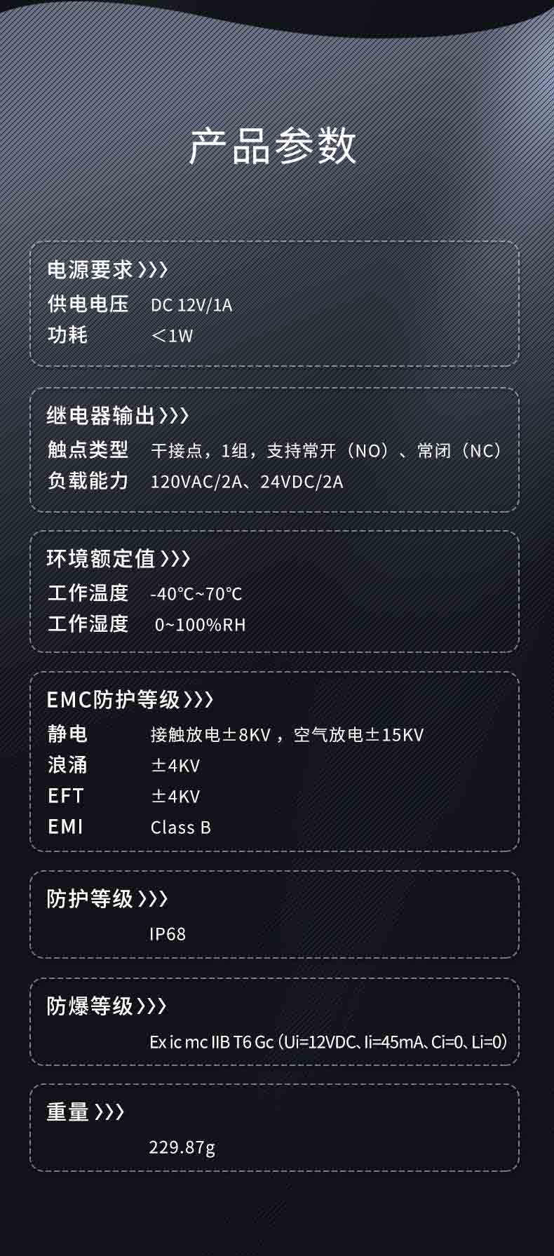 XW-DC-01-EUR 光電泄漏傳感器7