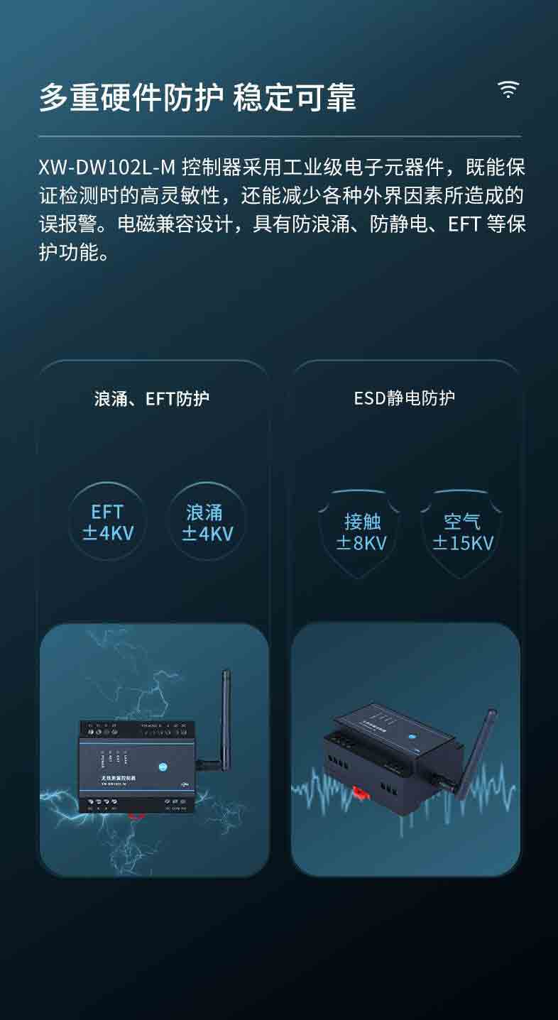 XW-DW102L-M 無線測(cè)漏控制器4